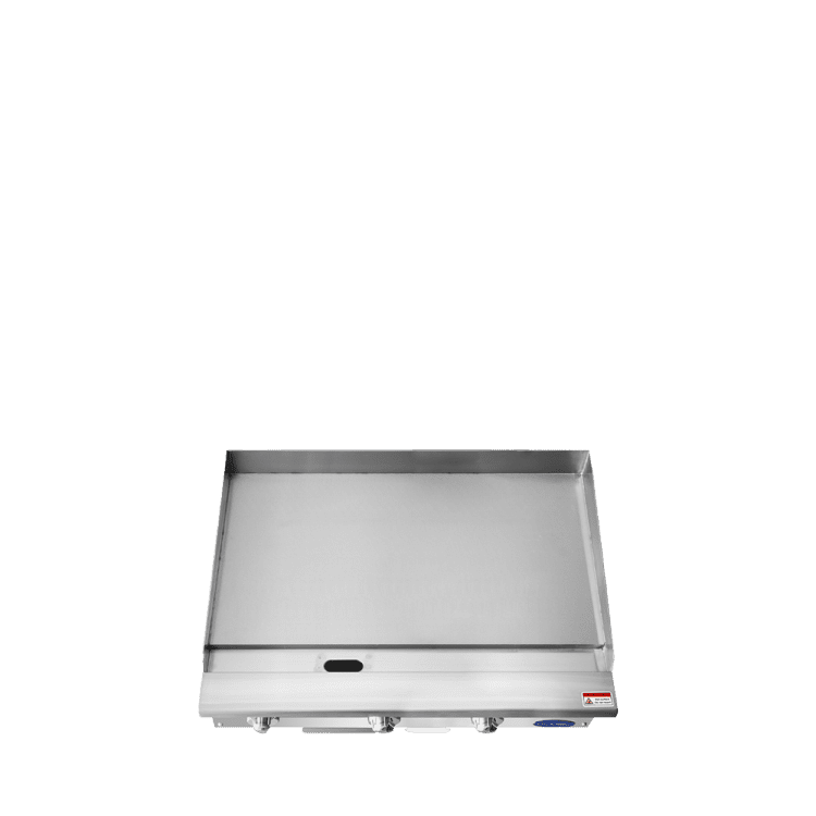 A top view of Cookrite's heavy duty 36 inch manual griddle
