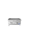 A front view of Cookrite's 24 inch countertop radiant broiler