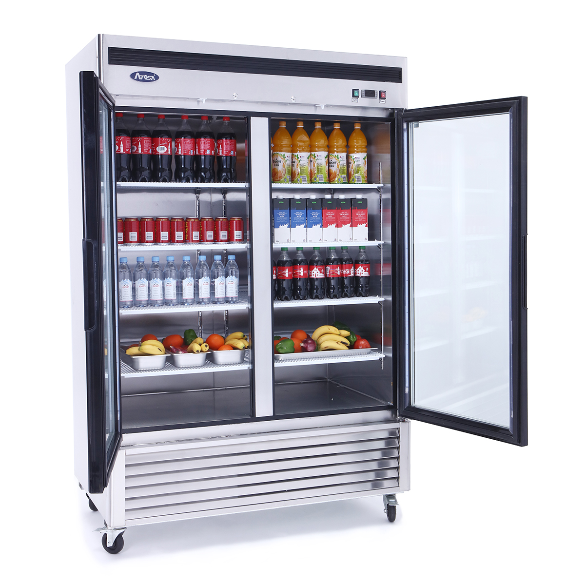Atosa MCF8707GR Glass Door Merchandiser Refrigerator Series for sale online 