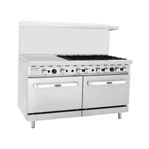 ATO-24G Gas Range with Griddle Tops – Atosa USA