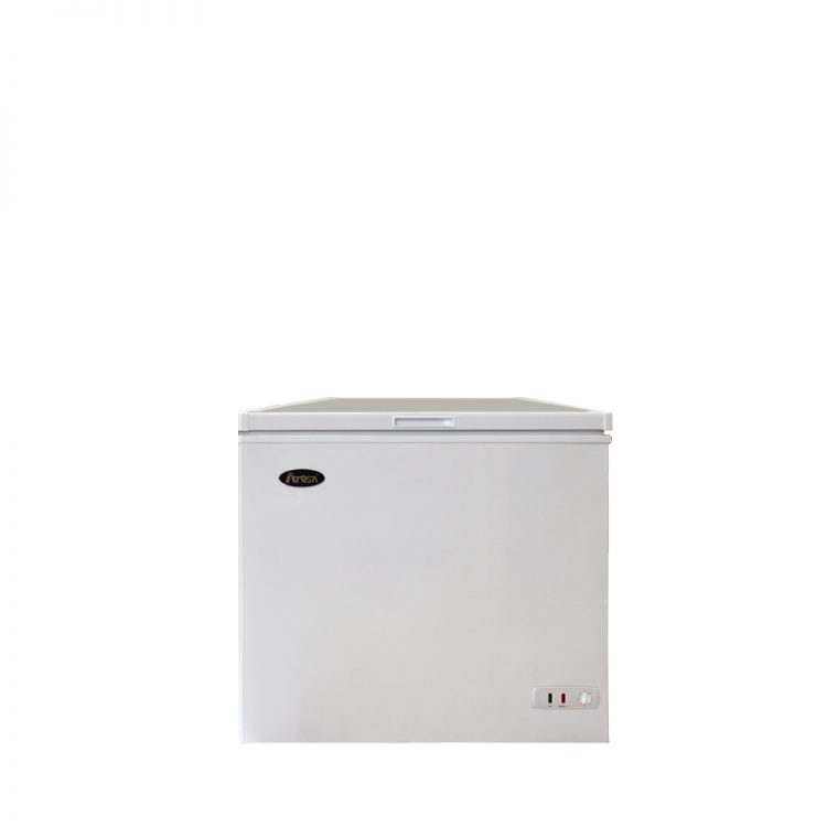 A front view of Atosa's Solid Top Chest Freezer (7 cu ft)