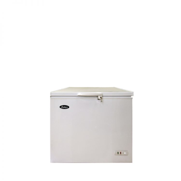 A front view of Atosa's Solid Top Chest Freezer (7 cu ft)