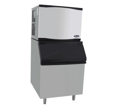 ATOSA Commercial Ice Maker Machine Medium,Air-cooled Condenser YR280-AP-161Ice-Making Capacity 283 lbs/24h 110V Storage Capacity 88lb Power 704W 
