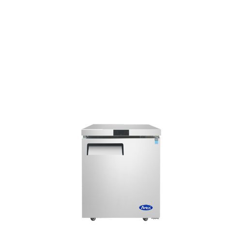 A front view of Atosa's 27" Undercounter Refrigerator