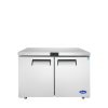 A front view of Atosa's 48″ Undercounter Freezer