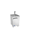 An angled view of Atosa's 23" Direct Draw Keg Cooler