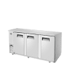 A right side view of Atosa's back bar cooler