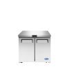 A front view of Atosa's 36" Undercounter Freezer