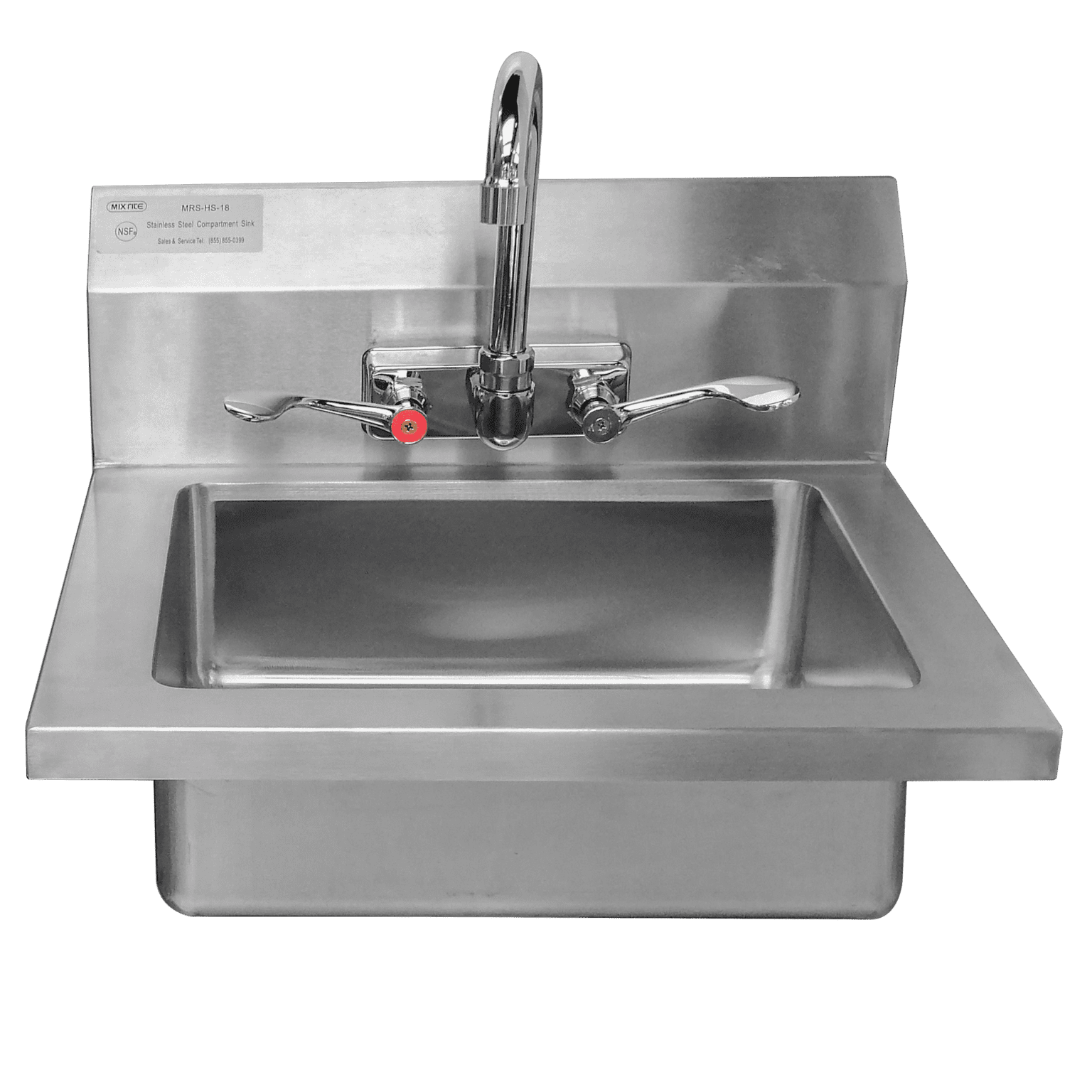 Mrs-hs-18(w) – 18’’ Stainless Steel Mrs-hs-18(w) Hand Sink – Atosa Usa