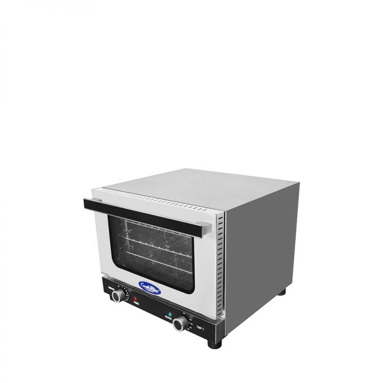 A right side view of CookRite's counter-top convection oven