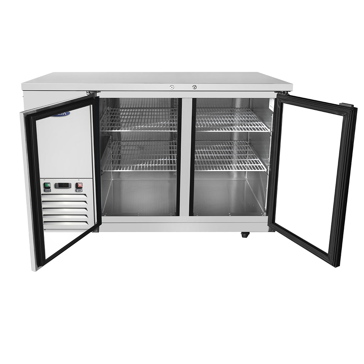 MBB59GGR — 59″ Back Bar Cooler with Glass Doors - Atosa USA